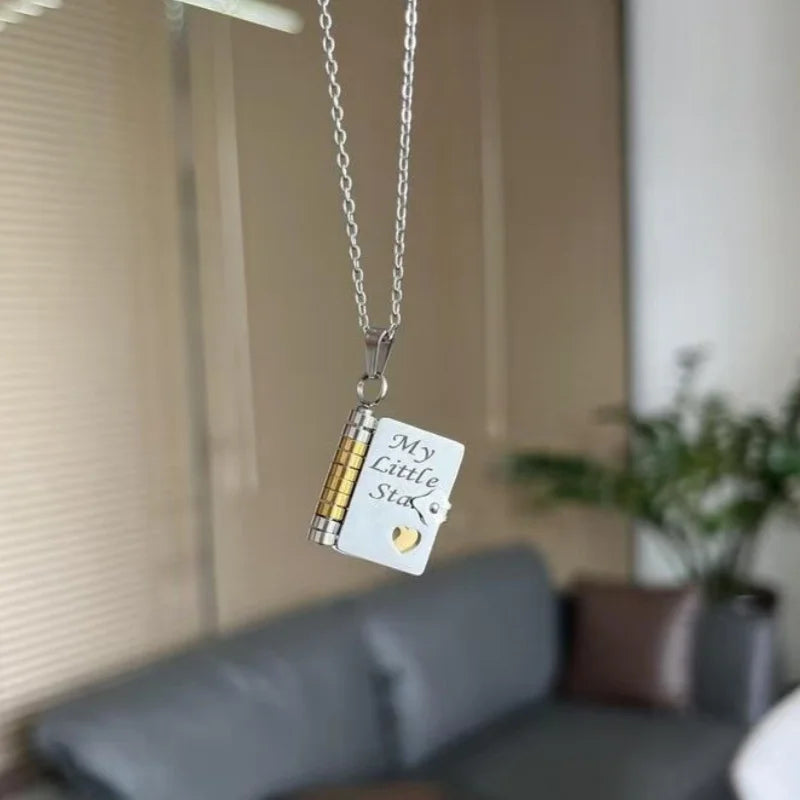 My Little Star Book Necklace