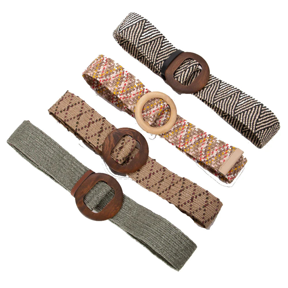 Calla Woven Ring Belt
