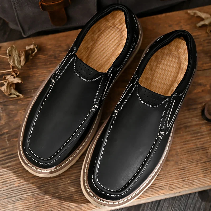 Flex Leather Loafers