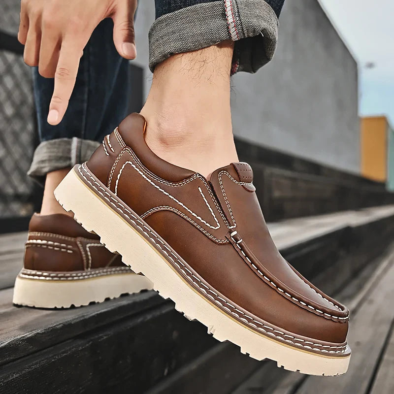 Flex Leather Loafers