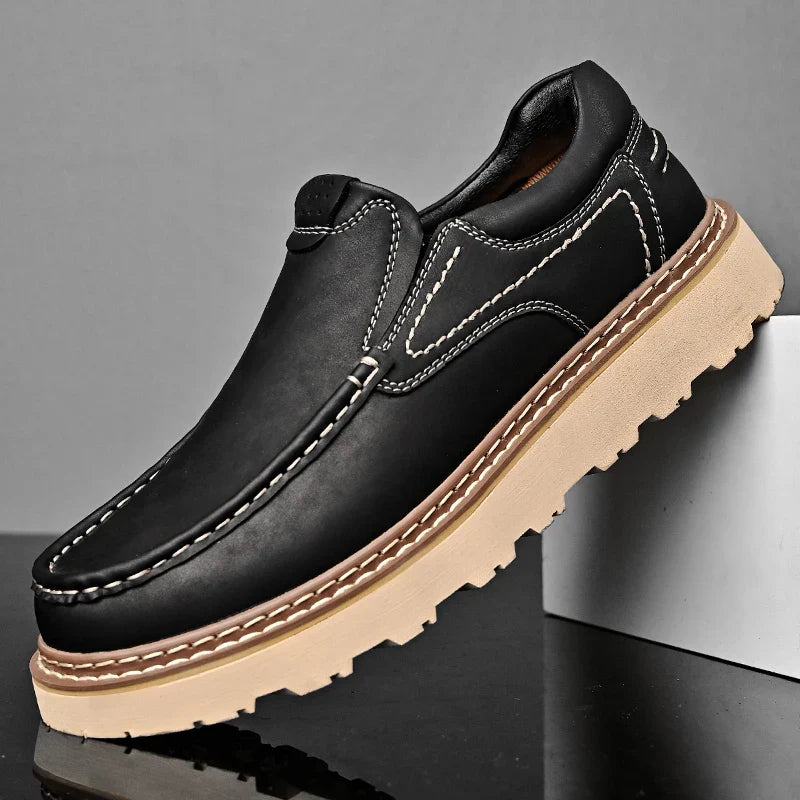 Flex Leather Loafers