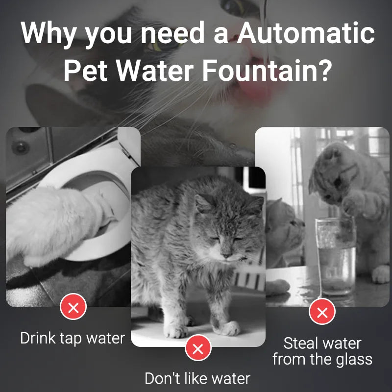 ROJECO Smart Pet Water Fountain