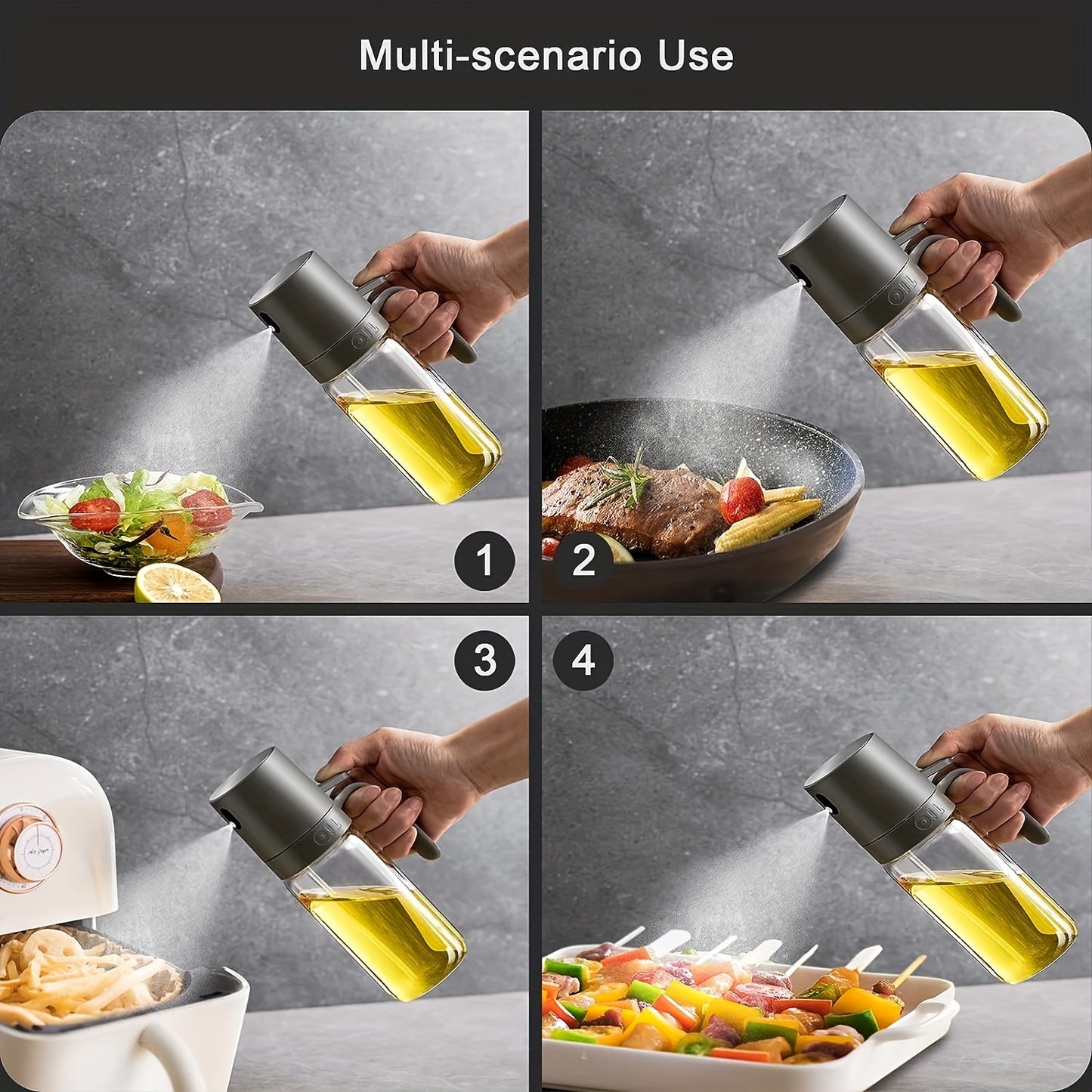 250ml Glass Oil Sprayer Bottle