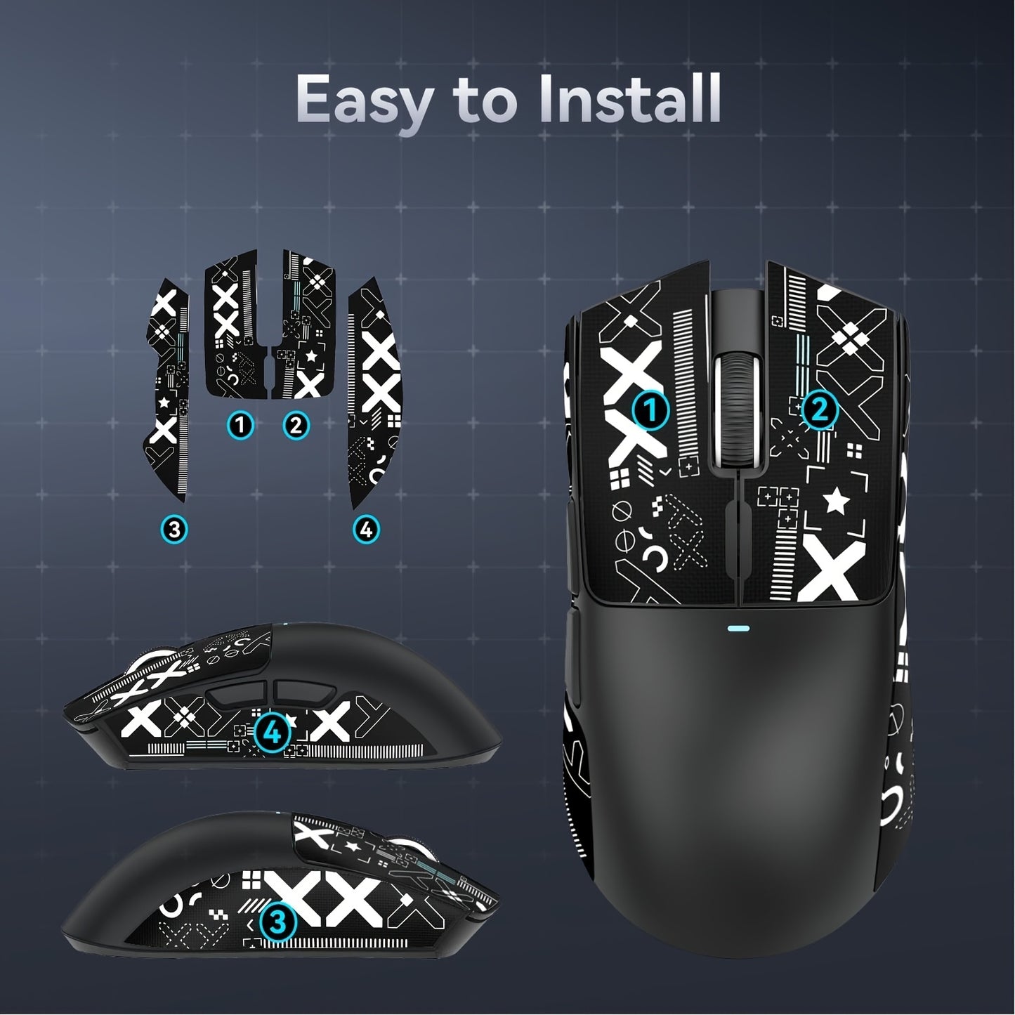 Attack Shark X11 Wireless Gaming Mouse with RGB Charging Dock