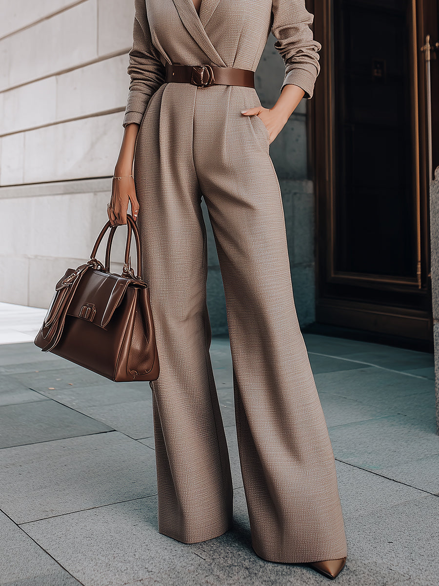 Elegant Belted Jumpsuit: The Modern Essential