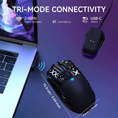 Attack Shark X11 Wireless Gaming Mouse with RGB Charging Dock
