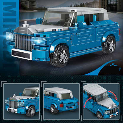 Sports Car Building Blocks Set