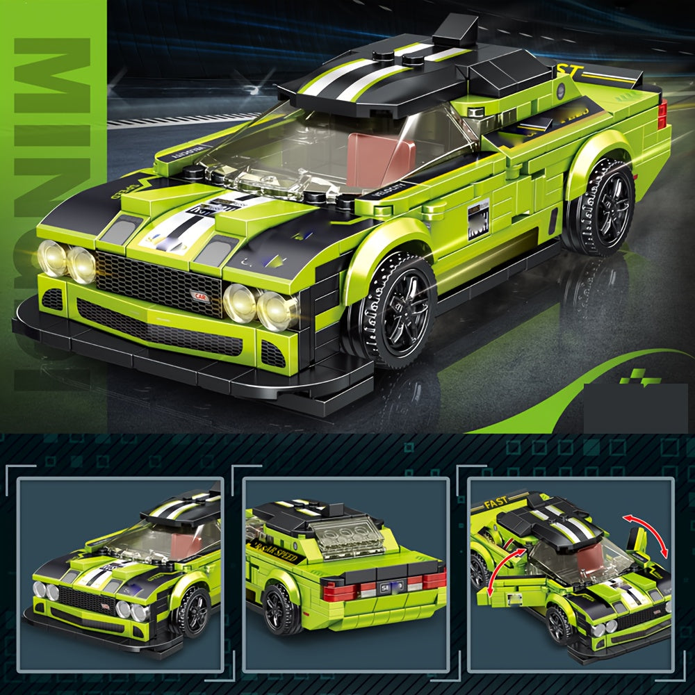 Sports Car Building Blocks Set