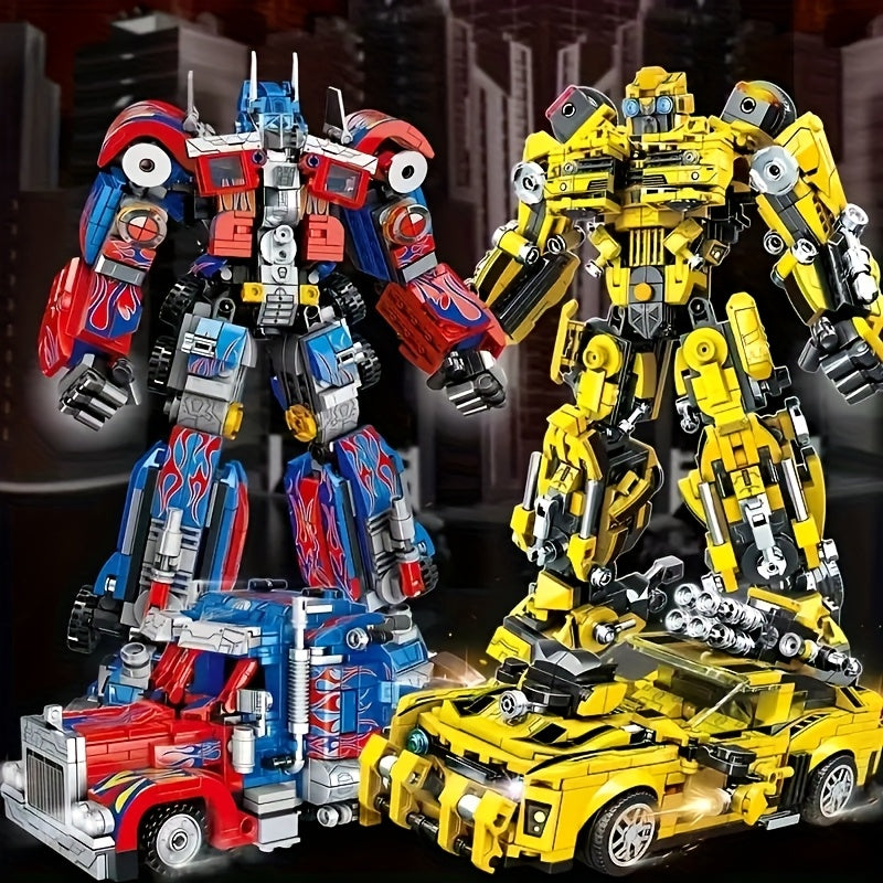 2-in-1 Transforming Car Building Kit