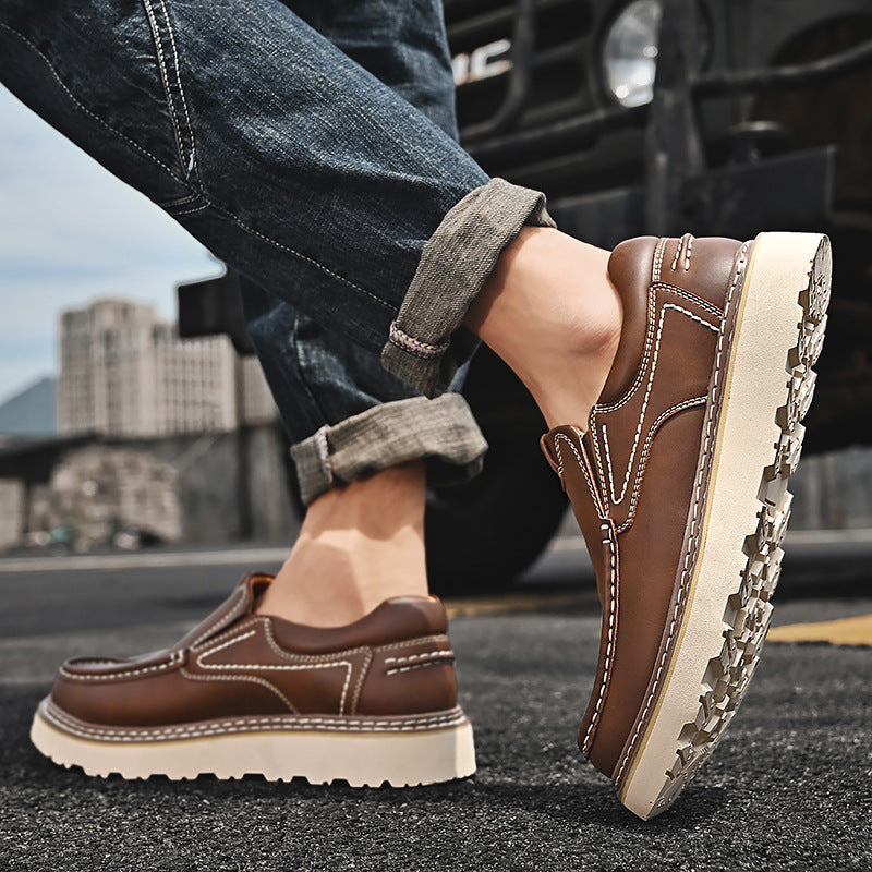 Flex Leather Loafers