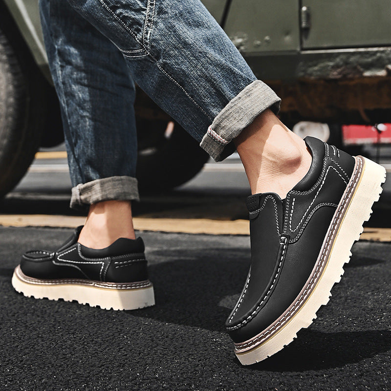 Flex Leather Loafers