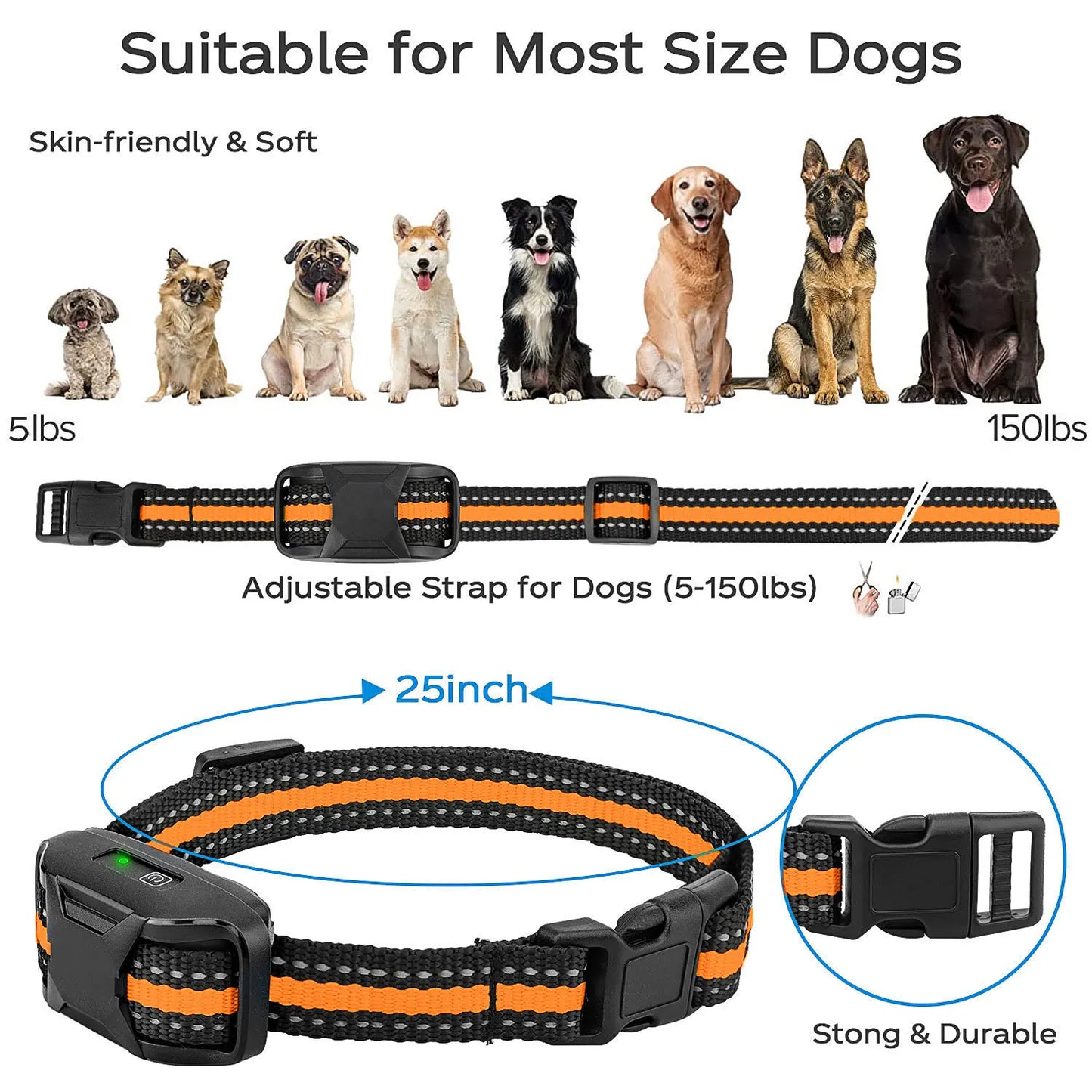 Waterproof Dog Training Collar with Remote Control