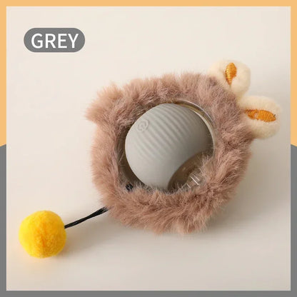 Smart Interactive Cat Ball with Faux Tail