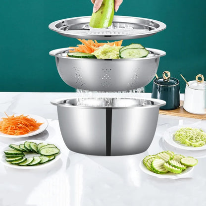 3-in-1 Stainless Steel Kitchen Set
