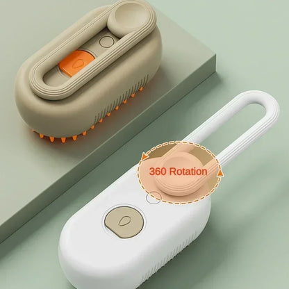 Electric Grooming Comb with Spray & Massage