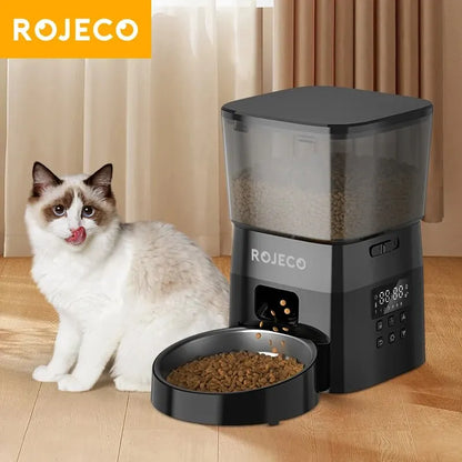 ROJECO Automatic Pet Feeder with Portion Control