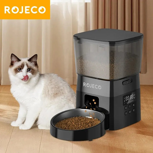 ROJECO Automatic Pet Feeder with Portion Control