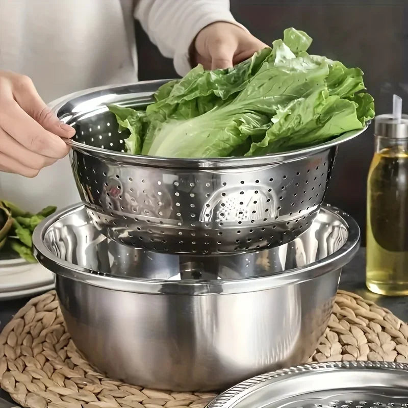 3-in-1 Stainless Steel Kitchen Set