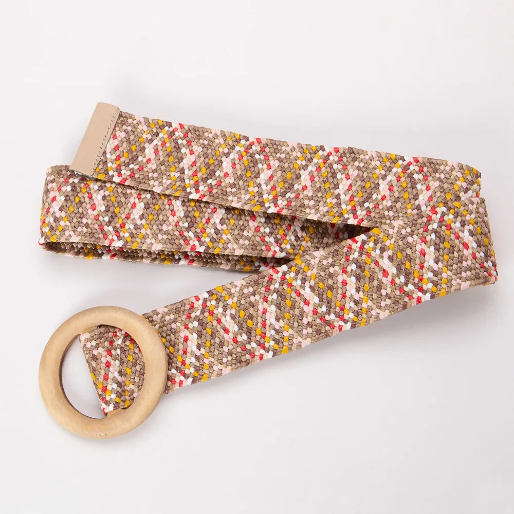 Calla Woven Ring Belt