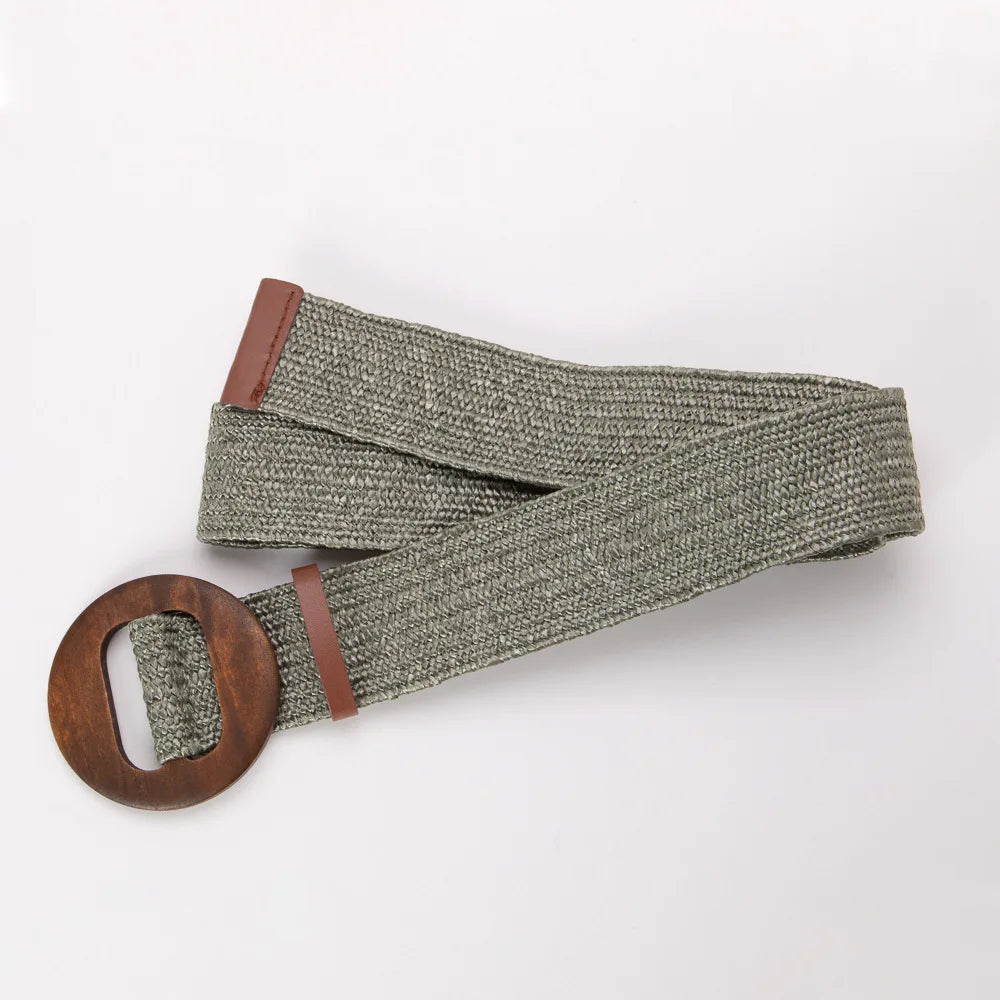 Calla Woven Ring Belt