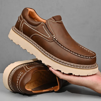 Flex Leather Loafers