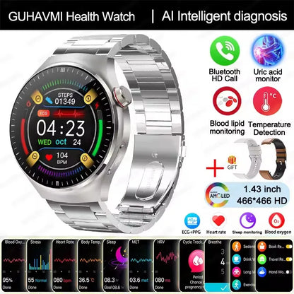 Smart Health Diagnosis Smartwatch with ECG