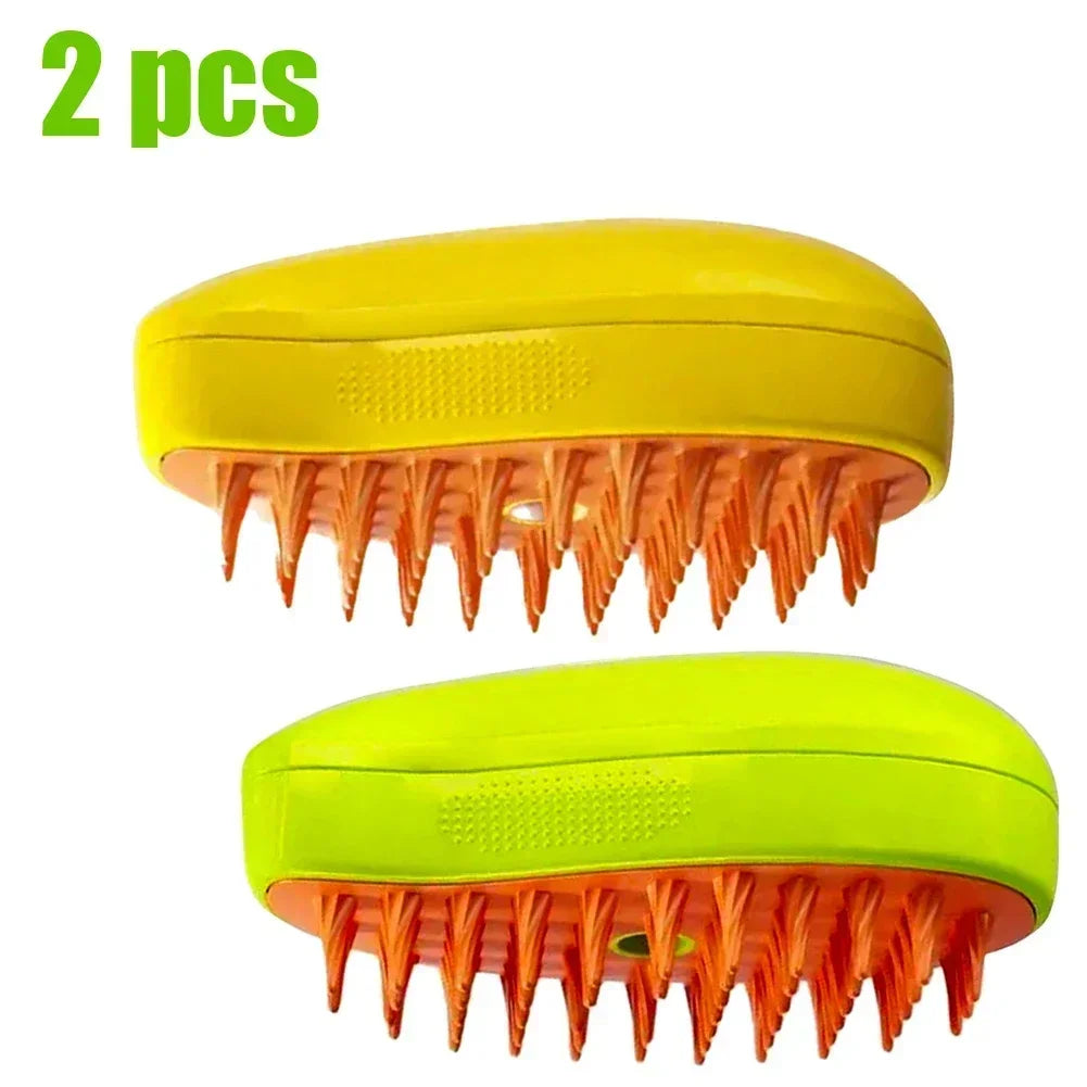 Electric Grooming Comb with Spray & Massage
