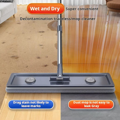 JOYBOS 360° Rotatable Flat Mop and Bucket Set | Hands-Free Cleaning for Wet and Dry Floors