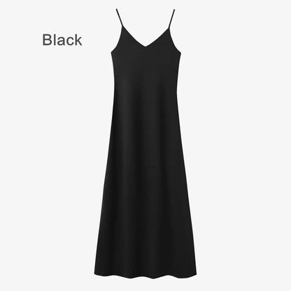 Elegant Two-Piece Ensemble: Ribbed Wrap Top & Satin Dress