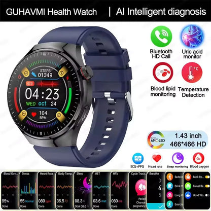 Smart Health Diagnosis Smartwatch with ECG