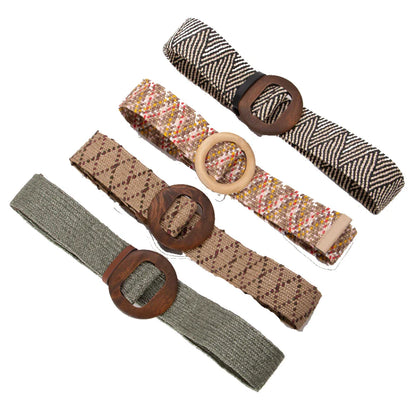 Calla Woven Ring Belt