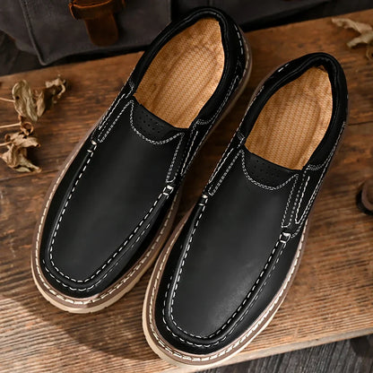 Flex Leather Loafers