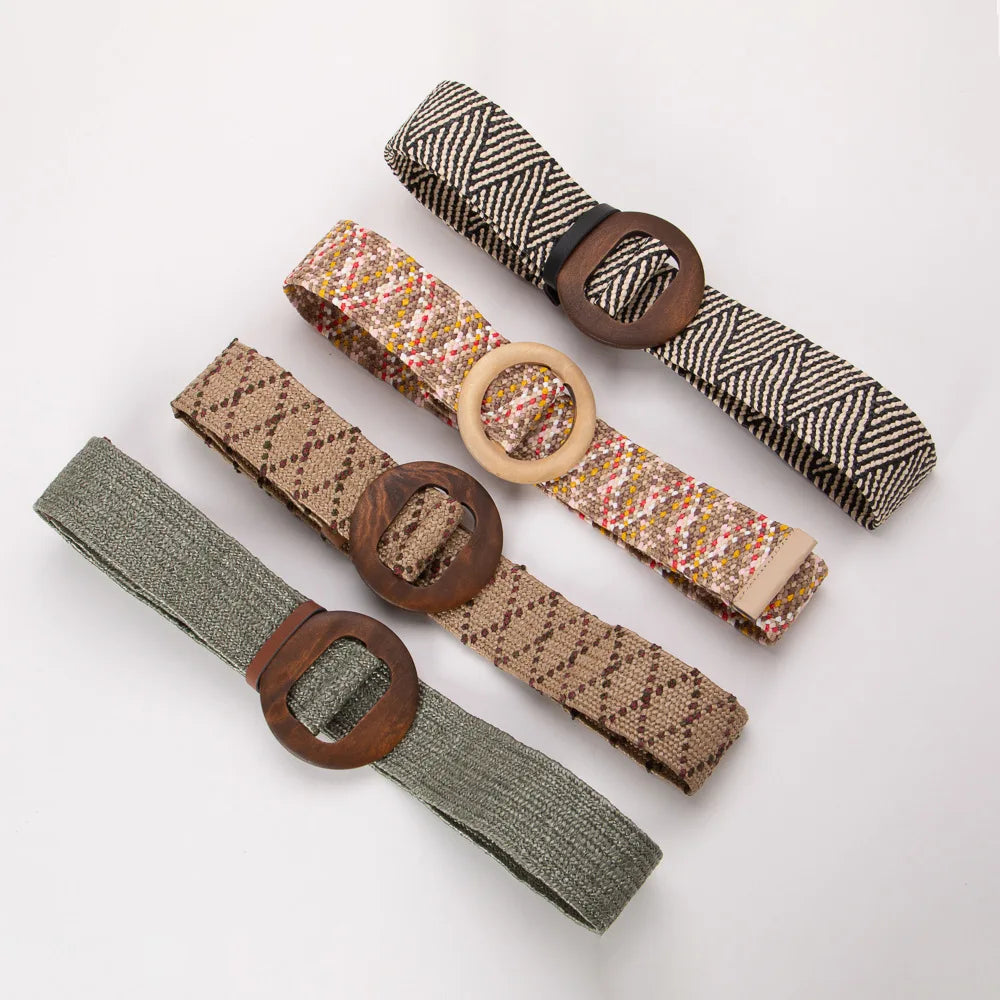 Calla Woven Ring Belt