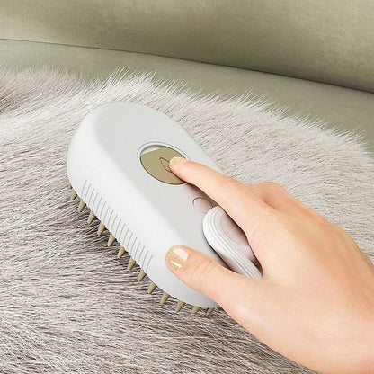 Electric Grooming Comb with Spray & Massage