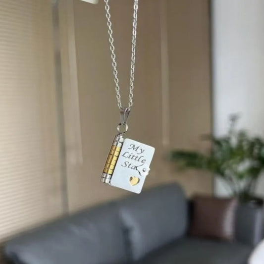 My Little Star Book Necklace