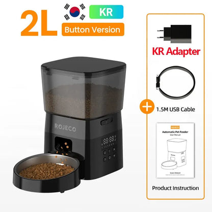 ROJECO Automatic Pet Feeder with Portion Control