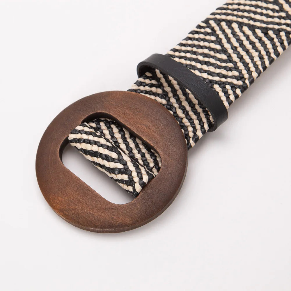 Calla Woven Ring Belt