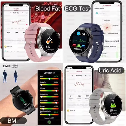Smart Health Diagnosis Smartwatch with ECG