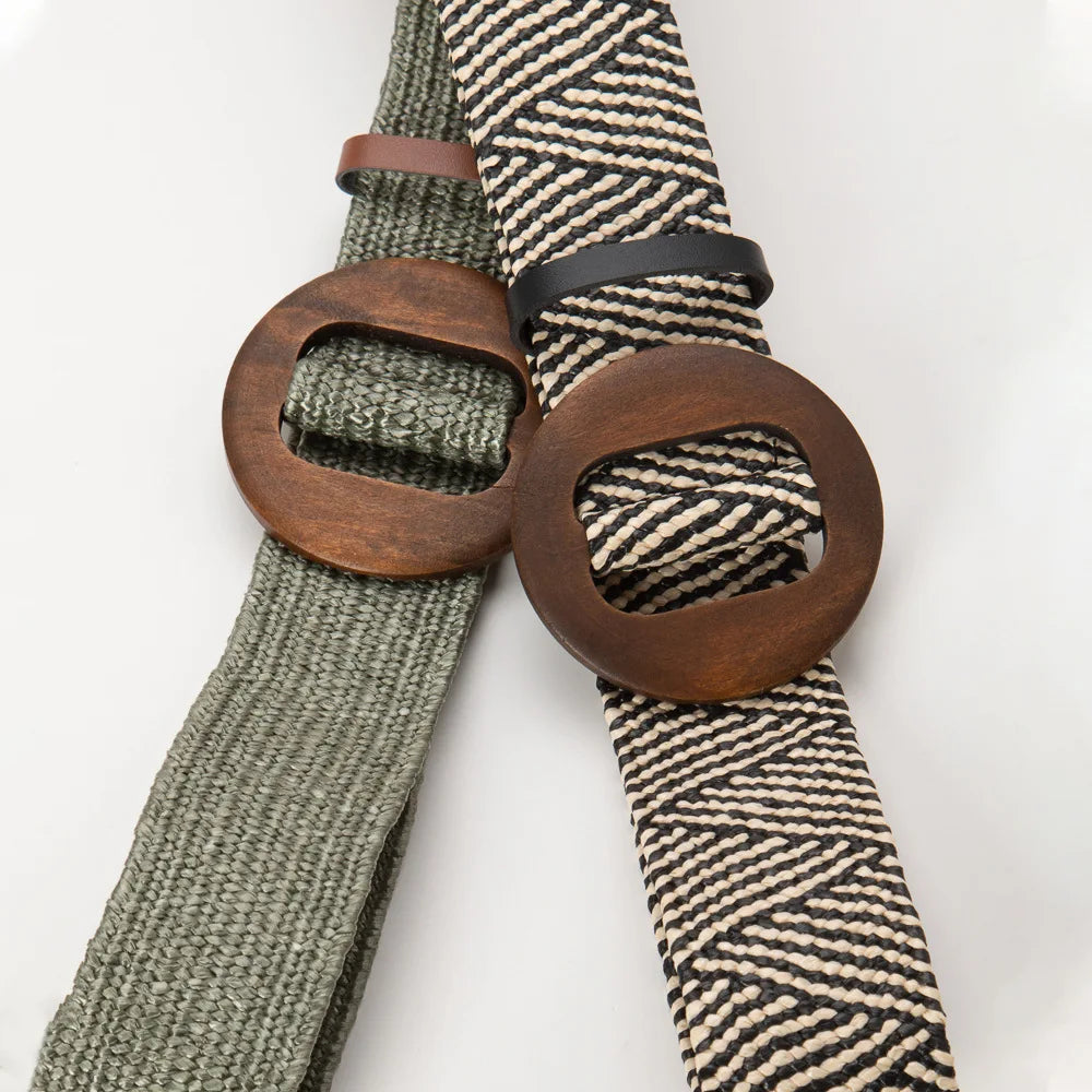 Calla Woven Ring Belt