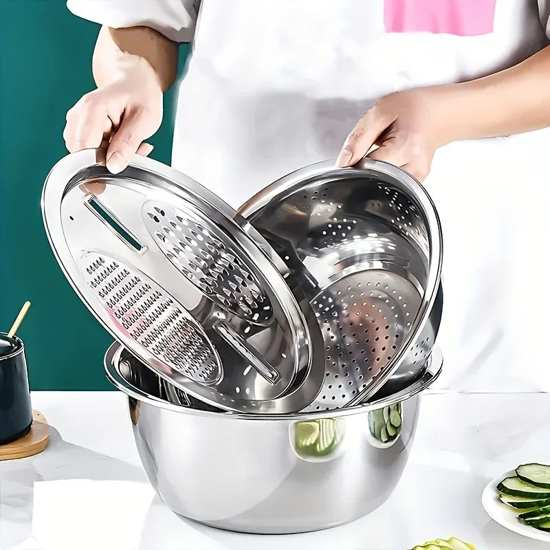 3-in-1 Stainless Steel Kitchen Set
