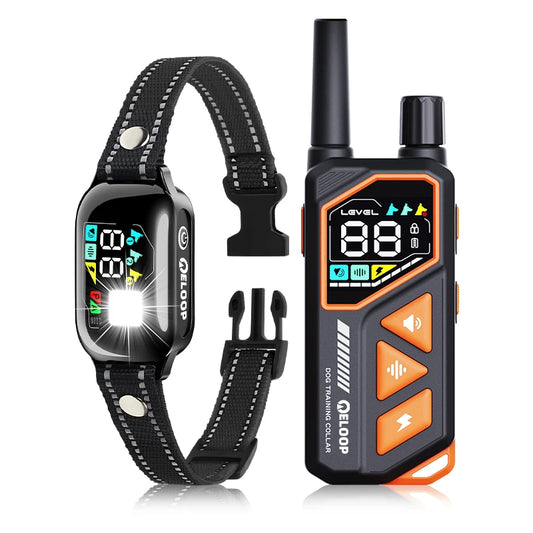 3300Ft Electric Dog Training Collar Remote Control Waterproof Pet Behavior For 5-120lbs Puppy With Vibration Shock