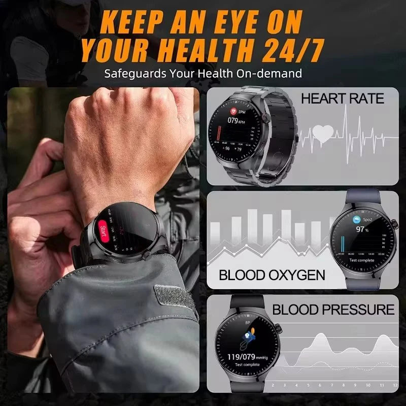 Smart Health Diagnosis Smartwatch with ECG