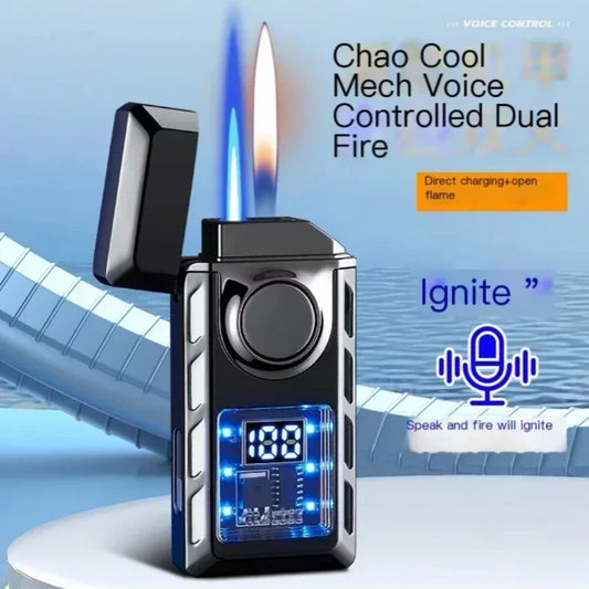 Voice-Controlled Dual Flame Lighter