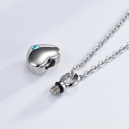 Keepsake Heart Urn Necklace