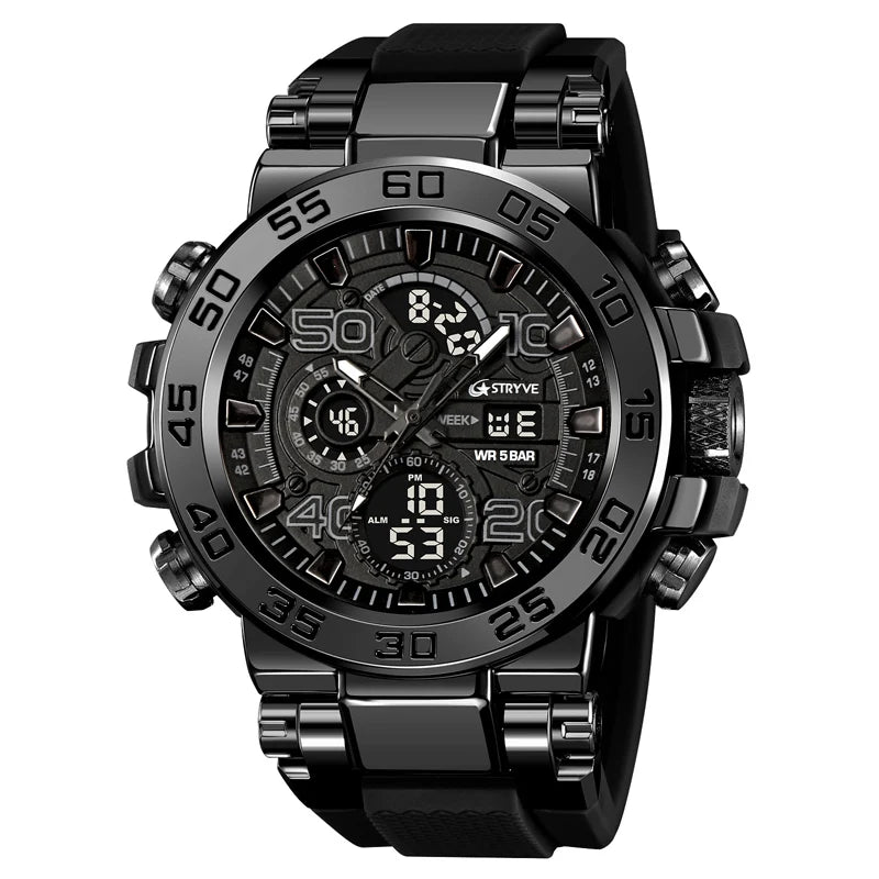STRYVE 8030: Waterproof & Multifunctional Men's Watch