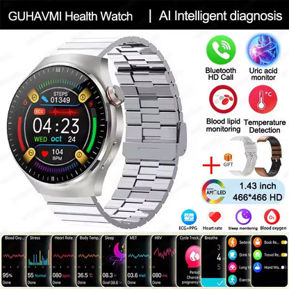 Smart Health Diagnosis Smartwatch with ECG