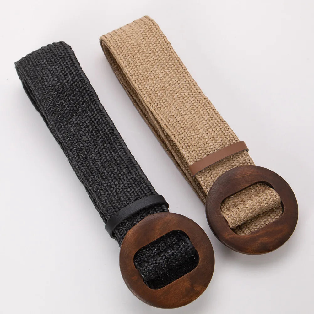 Calla Woven Ring Belt