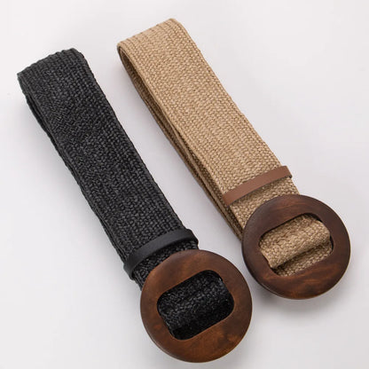 Calla Woven Ring Belt