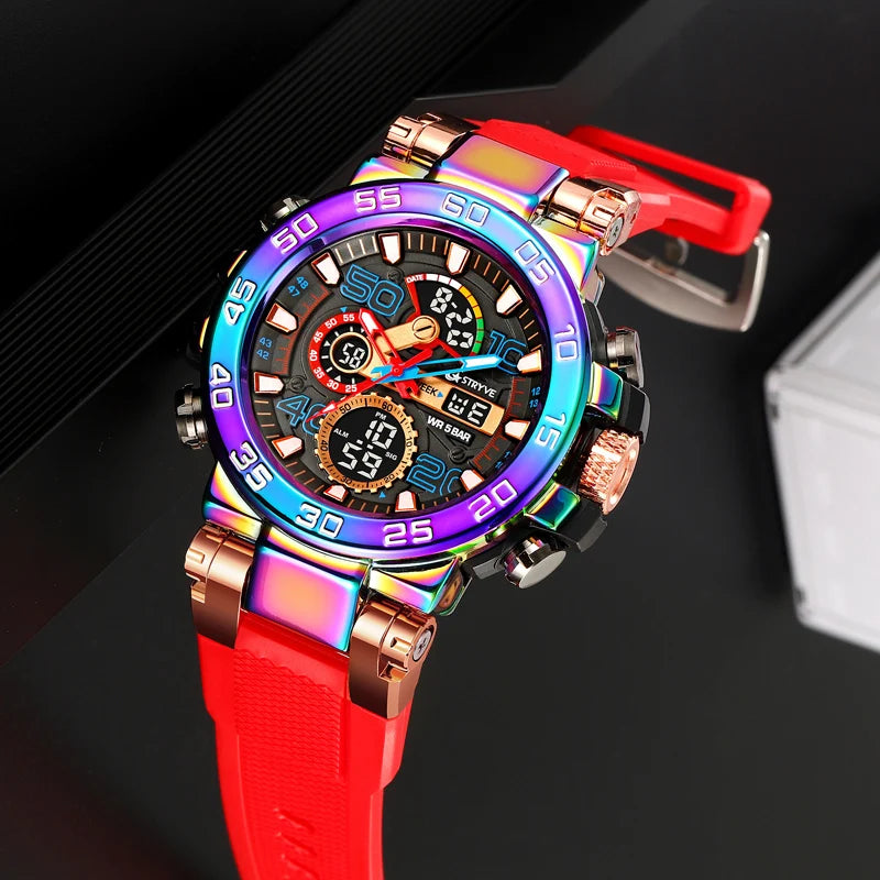 STRYVE 8030: Waterproof & Multifunctional Men's Watch