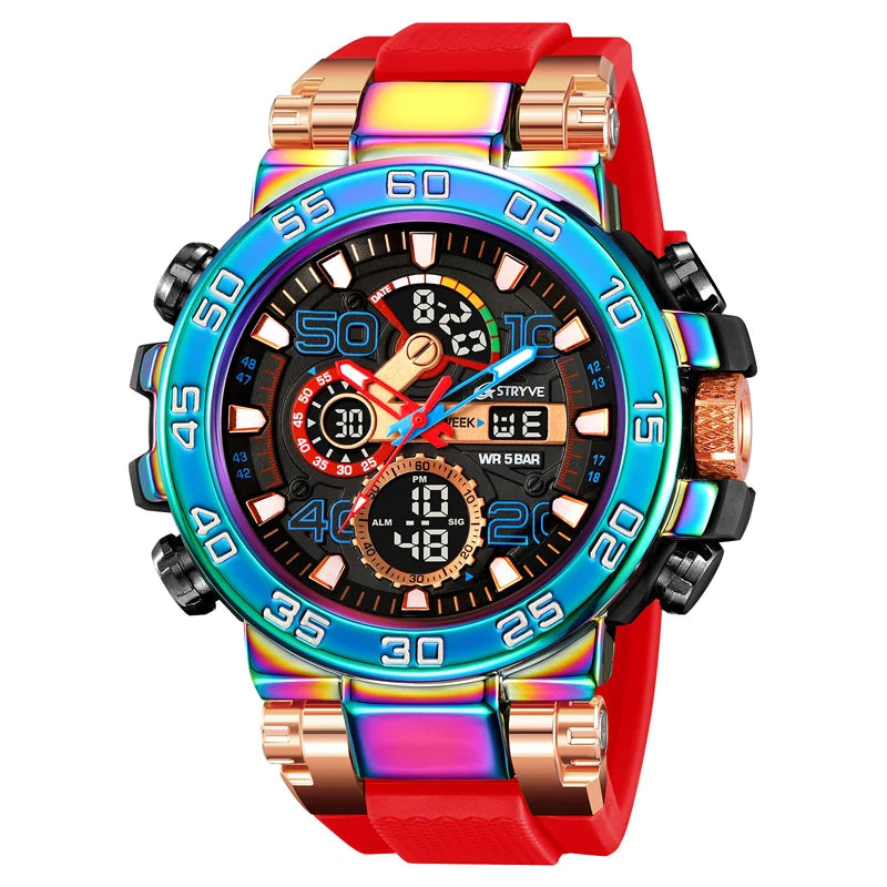 STRYVE 8030: Waterproof & Multifunctional Men's Watch